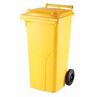 Plastová popelnice 120 l - žlutá